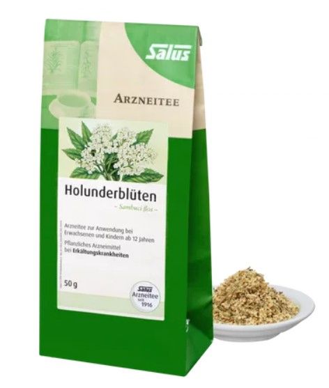 HOLUNDERBLÜTEN Arzneitee Sambuci flos Salus